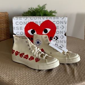 COPY - CDG White Converse